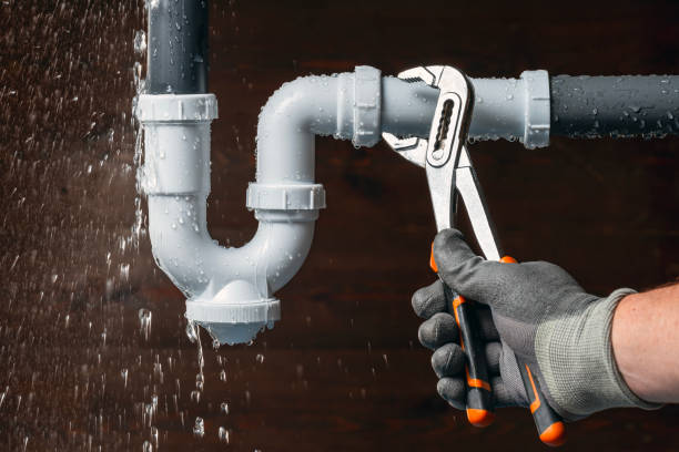 Professional Burst Pipe Repair technician working in Genoa, IL